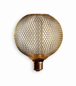 Ampoules Led|Cocktail Scandinave Ampoule LED métal doré