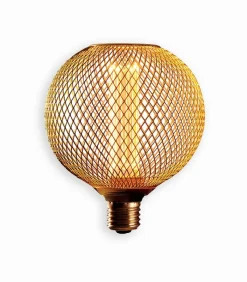 Ampoules Led|Cocktail Scandinave Ampoule LED métal doré