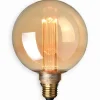 Ampoules Led|Cocktail Scandinave Ampoule ronde ambrée LED
