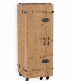 Bars & Étagères À Vin|Cocktail Scandinave Armoire-bar sapin massif WELLWOOD
