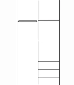 Armoires|Cocktail Scandinave Armoire pin massif huilé FOX