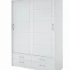Armoires|Cocktail Scandinave Armoire pin 2 portes coulissantes VALBERG