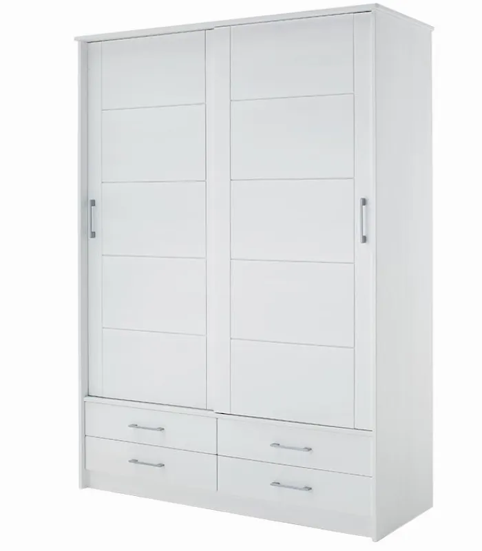 Armoires|Cocktail Scandinave Armoire pin 2 portes coulissantes VALBERG