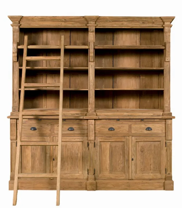 Découvrez Nos Meubles En Teck|Bahuts & Vaisseliers|Cocktail Scandinave Bahut-bibliothèque teck recyclé TRINIDAD