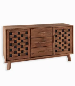 Bahuts & Vaisseliers|Cocktail Scandinave Bahut BIWA 2 portes 3 tiroirs