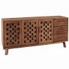 Bahuts & Vaisseliers|Cocktail Scandinave Bahut BIWA 3 portes 3 tiroirs