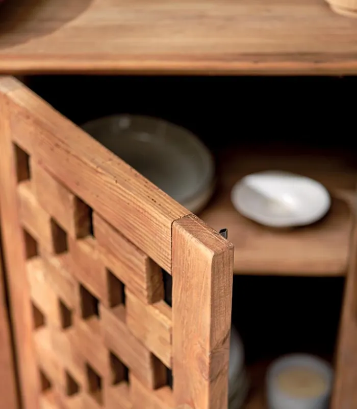 Bahuts & Vaisseliers|Cocktail Scandinave Bahut BIWA 3 portes 3 tiroirs