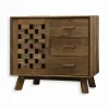 Bahuts & Vaisseliers|Cocktail Scandinave Bahut BIWA 1 porte 3 tiroirs