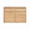 Bahuts & Vaisseliers|Cocktail Scandinave Bahut frêne massif 2 portes HARTFORD