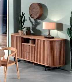Découvrez Nos Meubles En Teck|Bahuts & Vaisseliers|Cocktail Scandinave Bahut teck massif ARUNA