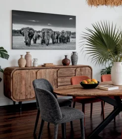 Découvrez Nos Meubles En Teck|Bahuts & Vaisseliers|Cocktail Scandinave Bahut teck recyclé BORNEO L 200 cm