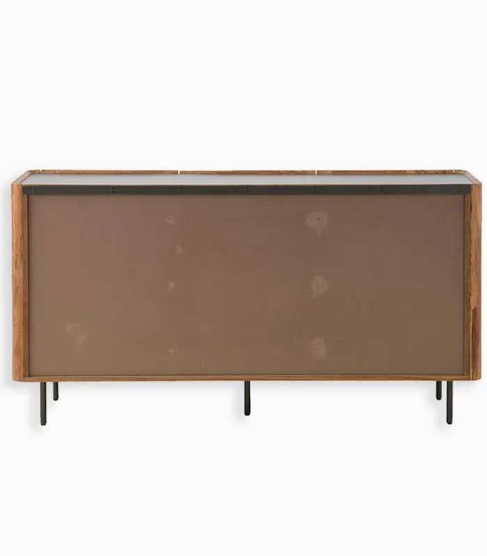 Découvrez Nos Meubles En Teck|Bahuts & Vaisseliers|Cocktail Scandinave Bahut teck recyclé NEVADA 3 portes
