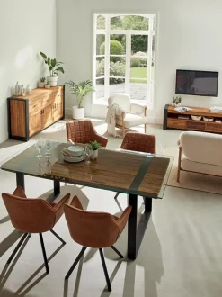 Découvrez Nos Meubles En Teck|Bahuts & Vaisseliers|Cocktail Scandinave Bahut teck recyclé 3 portes VANCOUVER