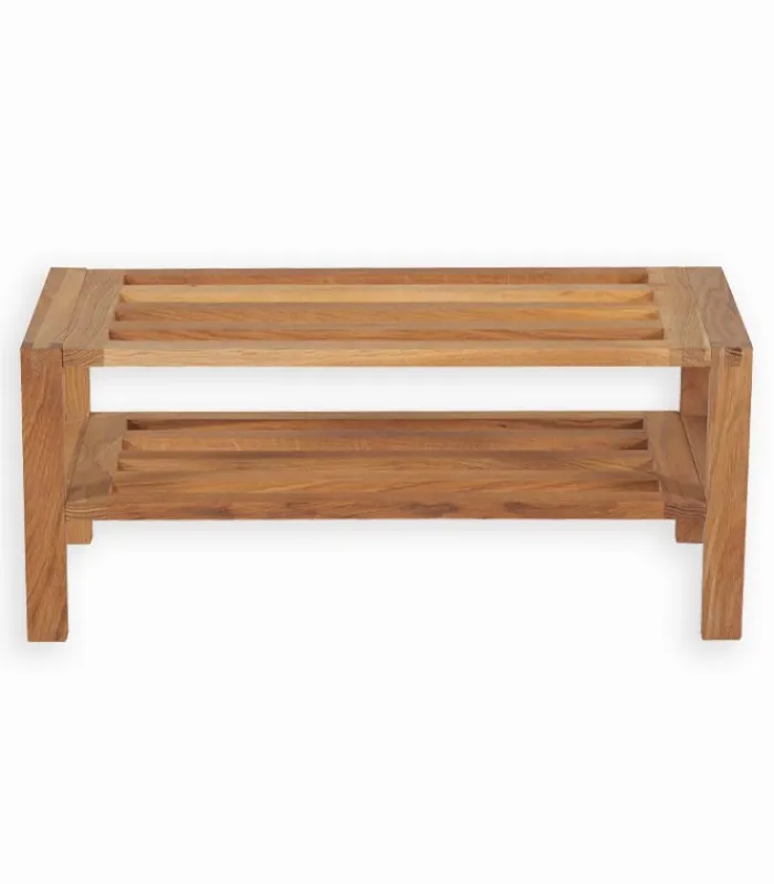 Etagères & Colonnes|Poufs, Tabourets & Bancs|Cocktail Scandinave Banc CÔTE CHÊNE
