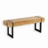 Poufs, Tabourets & Bancs|Poufs, Tabourets & Bancs|Cocktail Scandinave Banc sapin massif FABRIK en 120 cm
