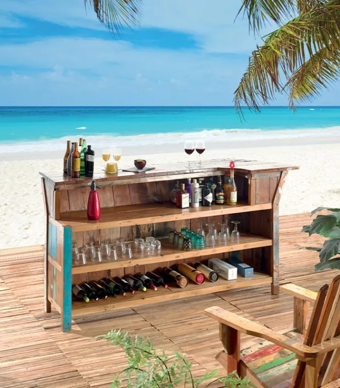 Bars & Étagères À Vin|Cocktail Scandinave Bar SUNSHINE