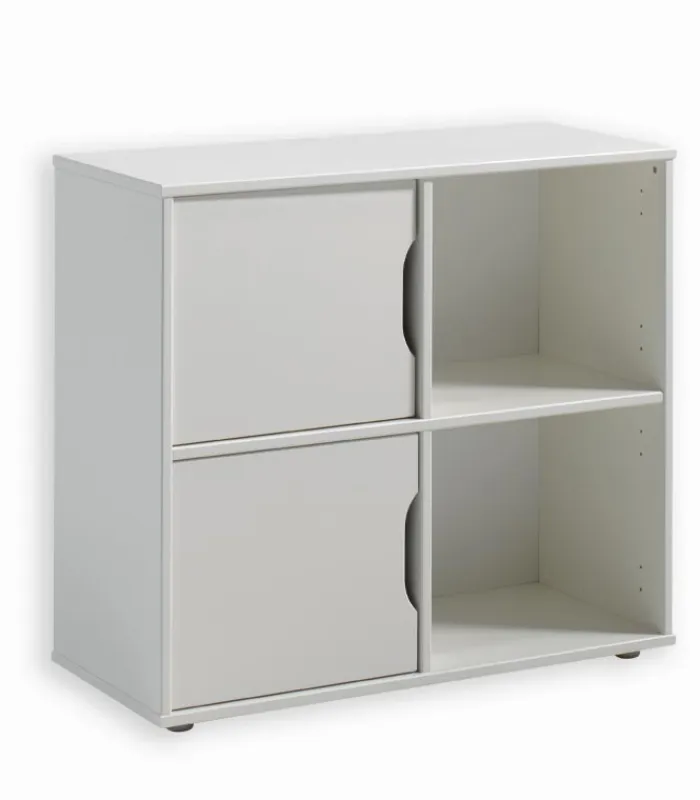 Commodes|Cocktail Scandinave Bloc de rangement blanc GENIUS