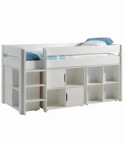 Commodes|Cocktail Scandinave Bloc de rangement blanc GENIUS