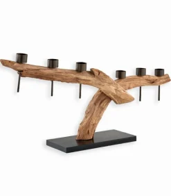 Découvrez Nos Meubles En Teck|Cocktail Scandinave Bougeoir exotique teck KAWALI