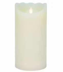 Décorations Led|Bougies & Senteurs|Cocktail Scandinave Bougie LED cylindrique ivoire Ø 10 cm