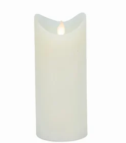 Décorations Led|Bougies & Senteurs|Cocktail Scandinave Bougie LED cylindrique ivoire Ø 7.5 cm