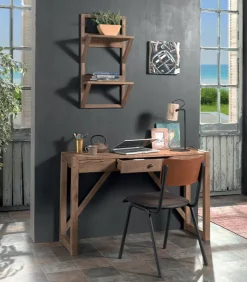 Bureaux|Cocktail Scandinave Bureau console pin recyclé WASCO