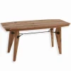Bureaux|Cocktail Scandinave Bureau teck massif recyclé OXANA