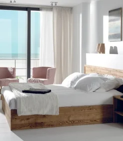 Lits|Cocktail Scandinave Cadre de lit LUNDBY en frêne