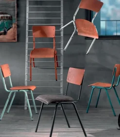 Chaises|Chaises|Cocktail Scandinave Chaise d’écolier KOULU noir