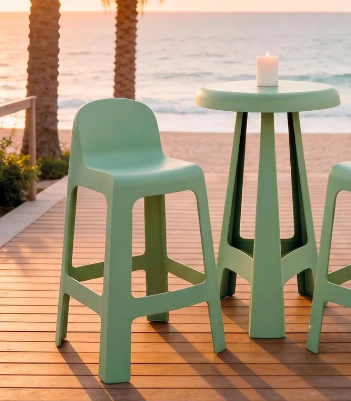 Fauteuils & Chaises De Jardin|Cocktail Scandinave Chaise de bar MILOS