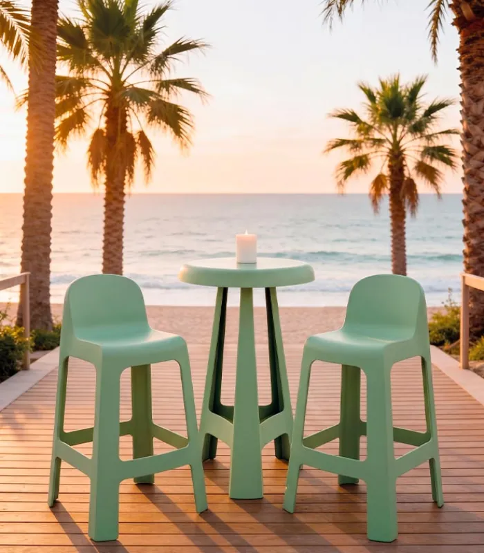 Fauteuils & Chaises De Jardin|Cocktail Scandinave Chaise de bar MILOS