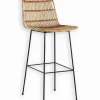 Chaises De Bar|Chaises De Bar|Cocktail Scandinave Chaise de bar rotin BODO