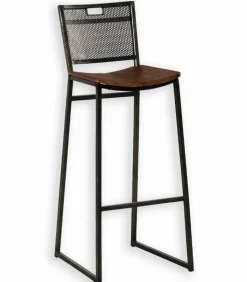 Découvrez Nos Meubles En Teck|Chaises De Bar|Cocktail Scandinave Chaise haute métal et teck GADO