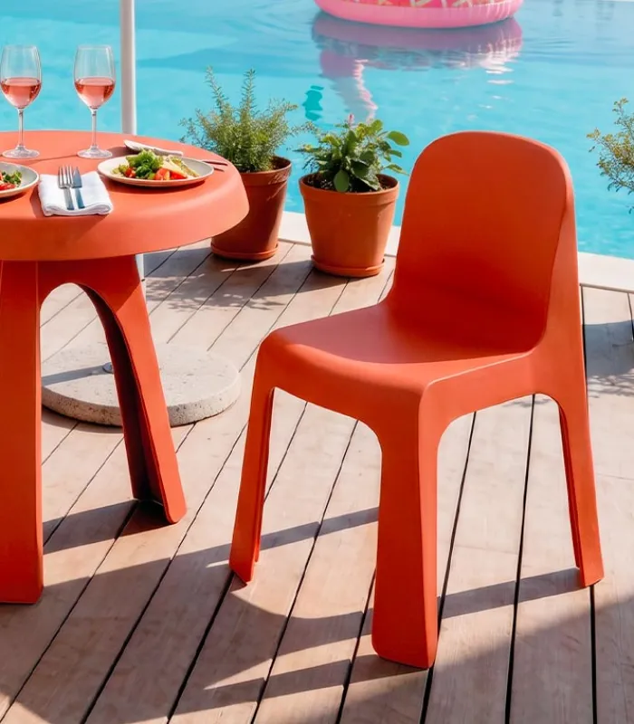 Fauteuils & Chaises De Jardin|Cocktail Scandinave Chaise MILOS