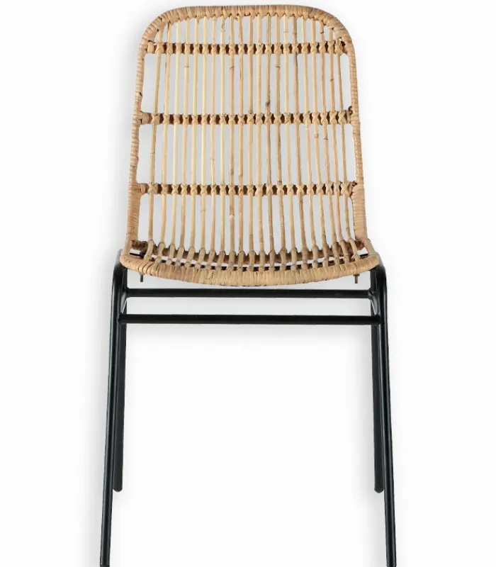 Chaises|Chaises|Cocktail Scandinave Chaise rotin CURTIS