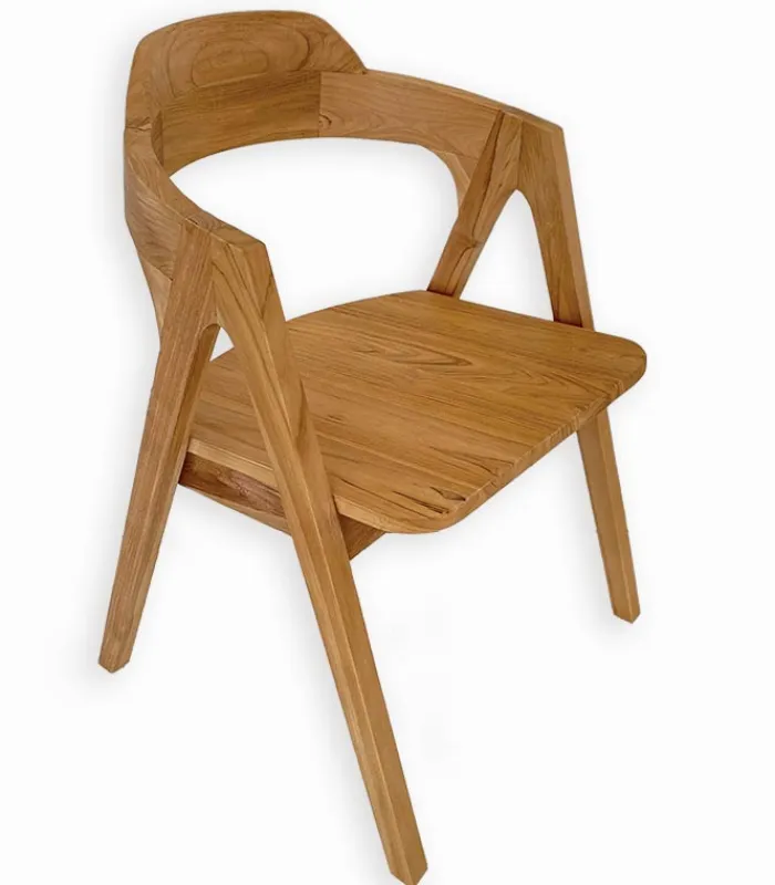 Découvrez Nos Meubles En Teck|Chaises|Cocktail Scandinave Chaise teck massif BENDI