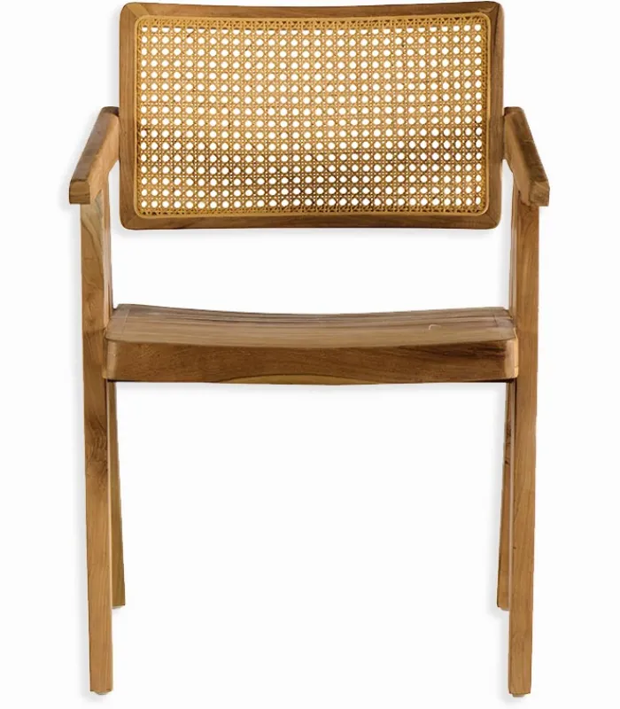 Découvrez Nos Meubles En Teck|Chaises|Cocktail Scandinave Chaise teck & rotin VENTA