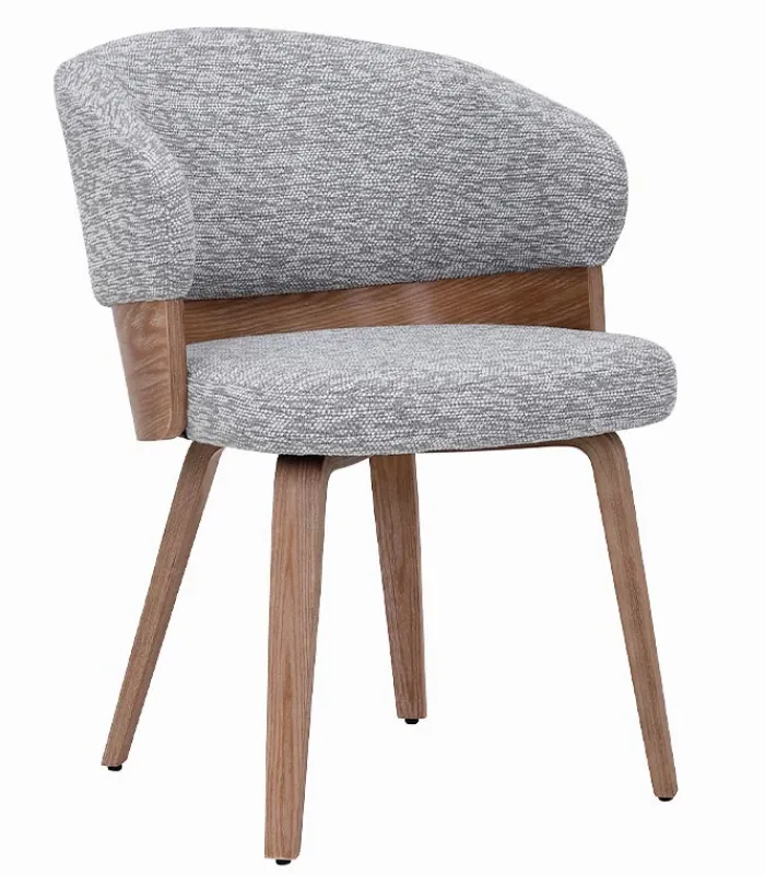 Chaises|Chaises|Cocktail Scandinave Chaise ZAMA grise