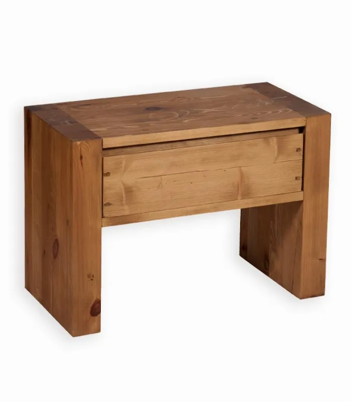 Chevets|Cocktail Scandinave Chevet pin massif ciré HOLEN