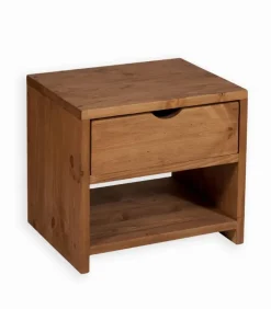 Chevets|Cocktail Scandinave Chevet pin massif ciré JESSY