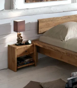 Chevets|Cocktail Scandinave Chevet pin massif ciré TOUNDRA