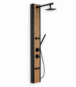 Douches|Cocktail Scandinave Colonne de douche alu noir