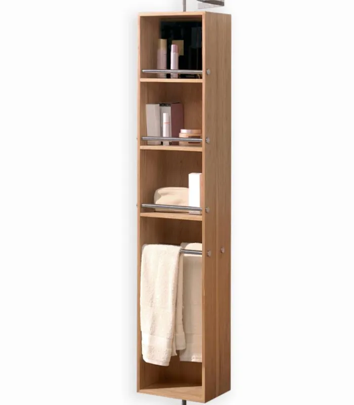 Etagères & Colonnes|Miroirs|Cocktail Scandinave Colonne tournante murale