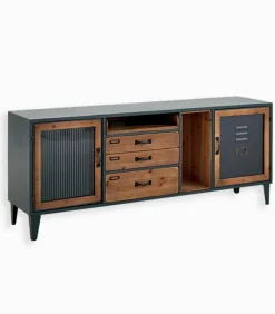 Commodes Déco|Cocktail Scandinave Commode basse MINDY 2 tiroirs
