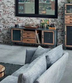 Commodes Déco|Cocktail Scandinave Commode basse MINDY 2 tiroirs