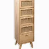 Commodes|Cocktail Scandinave Commode bois 5 tiroirs TONLE