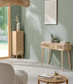 Commodes|Cocktail Scandinave Commode bois 5 tiroirs TONLE