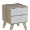 Commodes Déco|Cocktail Scandinave Commode déco 2 tiroirs OSLO