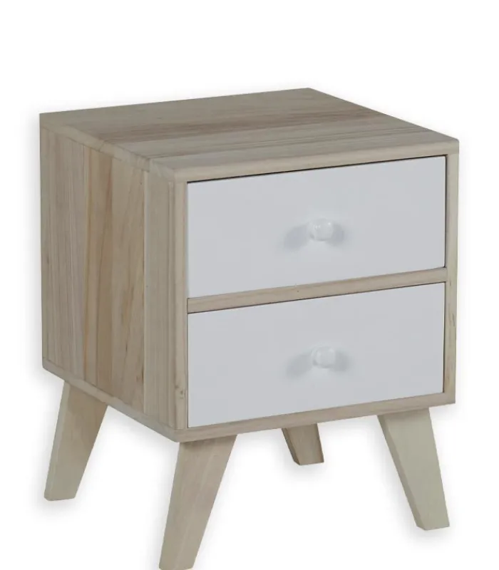 Commodes Déco|Cocktail Scandinave Commode déco 2 tiroirs OSLO