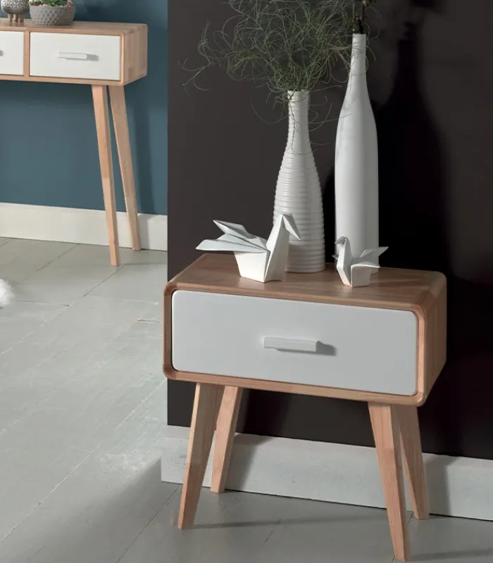 Commodes Déco|Cocktail Scandinave Commode déco 1 tiroir UKA